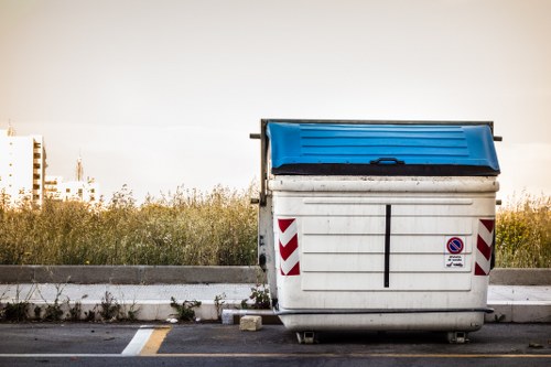 Office waste and confidential shredding services illustration