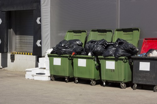 House clearance process with sorting and recycling in Shadwell