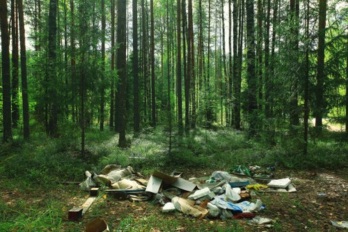 Eco-friendly disposal during flat clearance in Shadwell